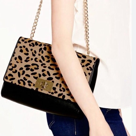 Kate Spade Burchelli Bethany Shoulder Bag, Leopard , Brand new with original tag